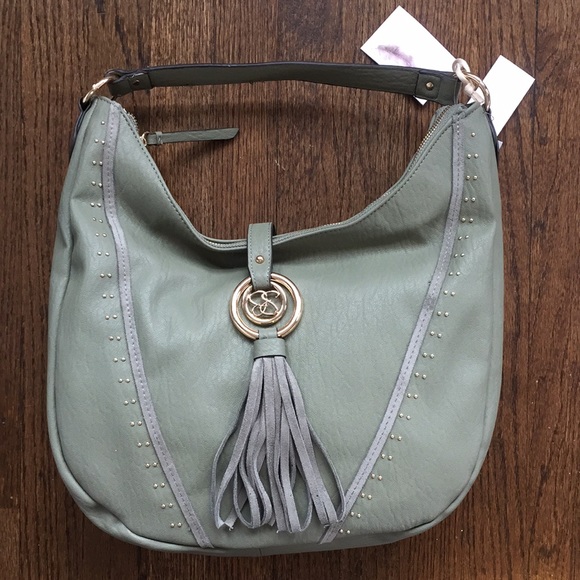 Jessica Simpson Handbags - Jessica Simpson Green Natalie Hobo Purse
